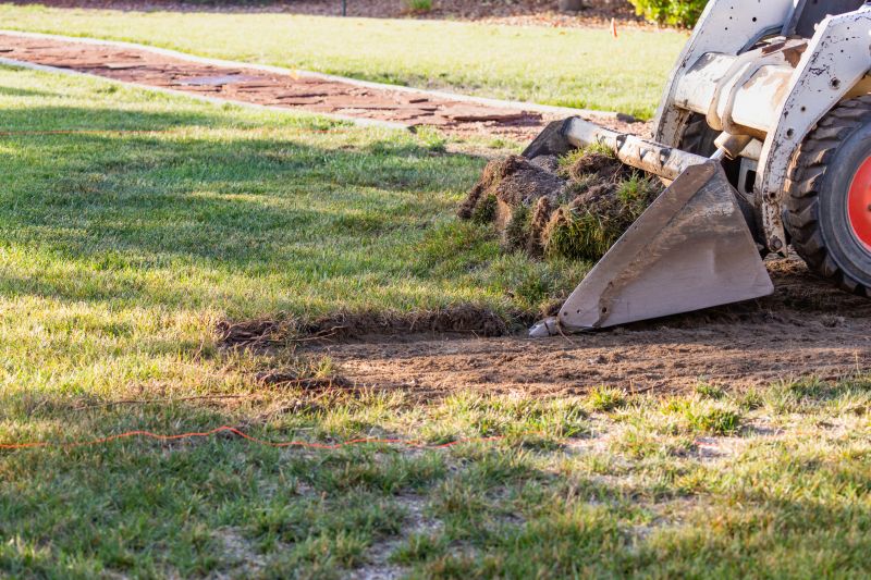 Lawn grading equipment